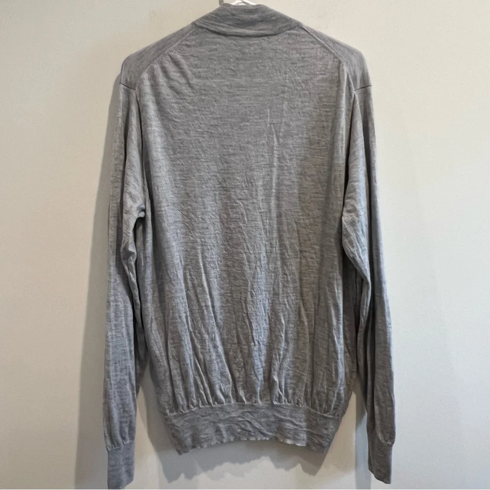 Peter Millar quarter zip cashmere‎ silk pullover sweater